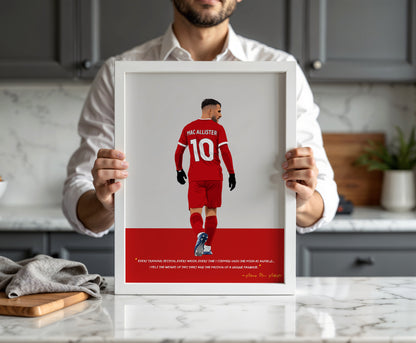 Alexis Mac Allister Liverpool Poster
