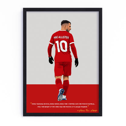 Alexis Mac Allister Liverpool Poster