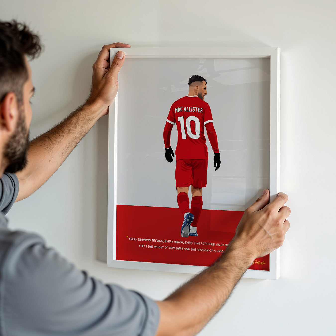 Alexis Mac Allister Liverpool Poster