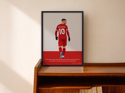 Alexis Mac Allister Liverpool Poster