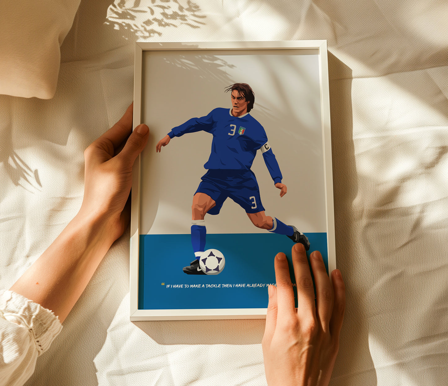 Paolo Maldini Italy Framed Poster - International Football