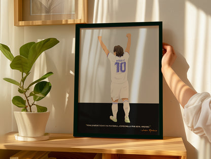 Luka Modric Real Madrid Framed Poster
