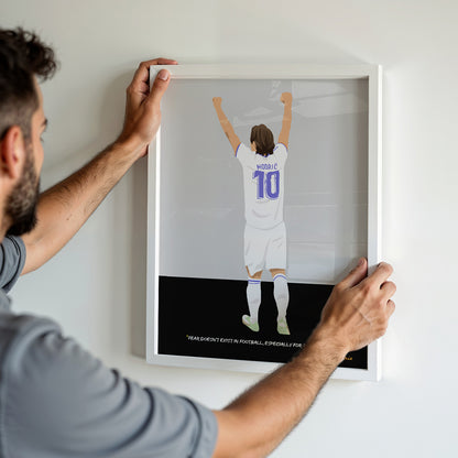 Luka Modric Real Madrid Framed Poster