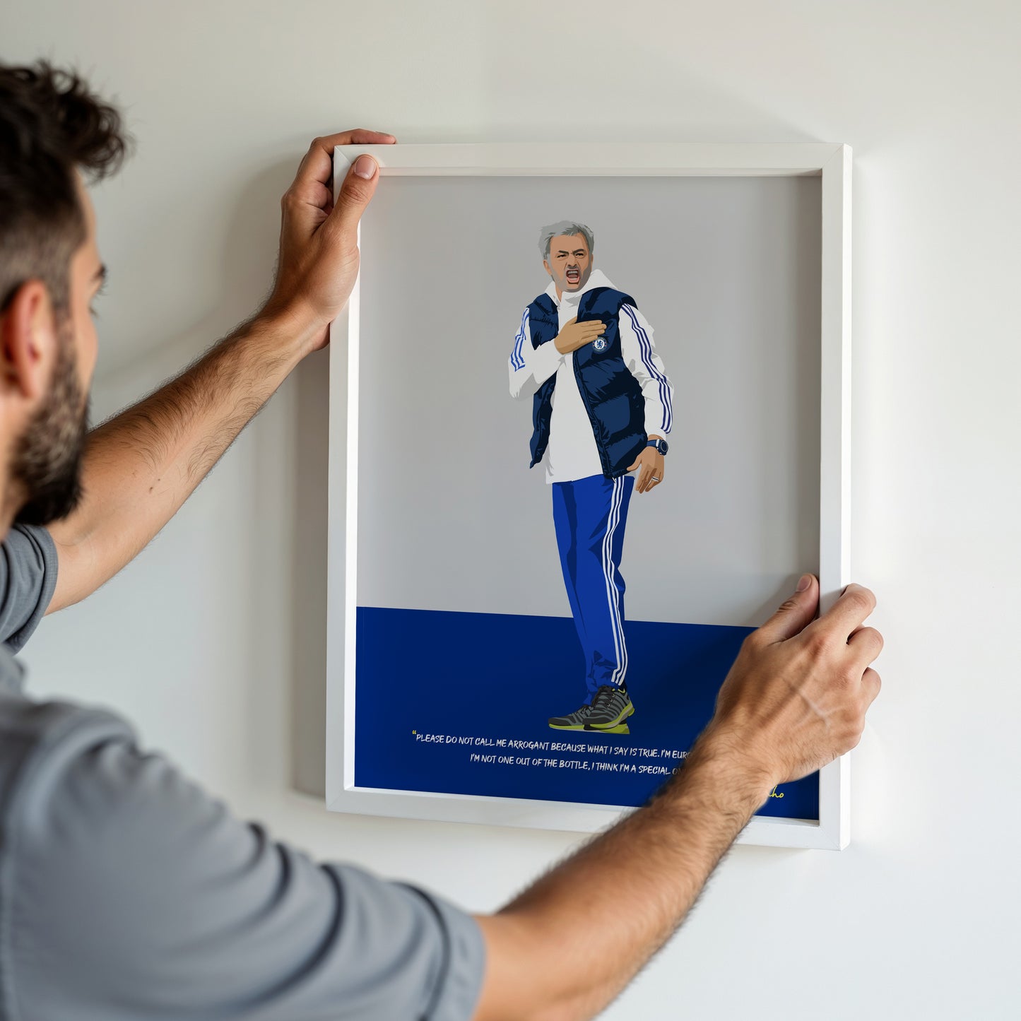 Jose Mourinho Chelsea Framed Poster