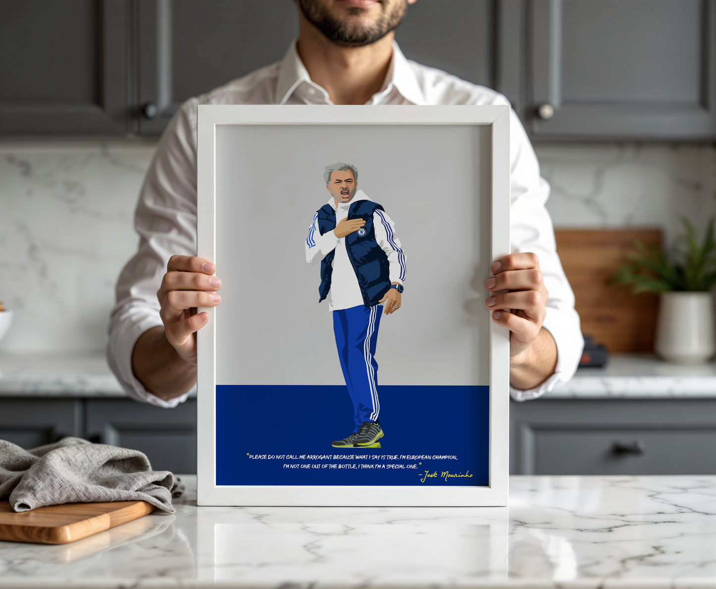 Jose Mourinho Chelsea Framed Poster