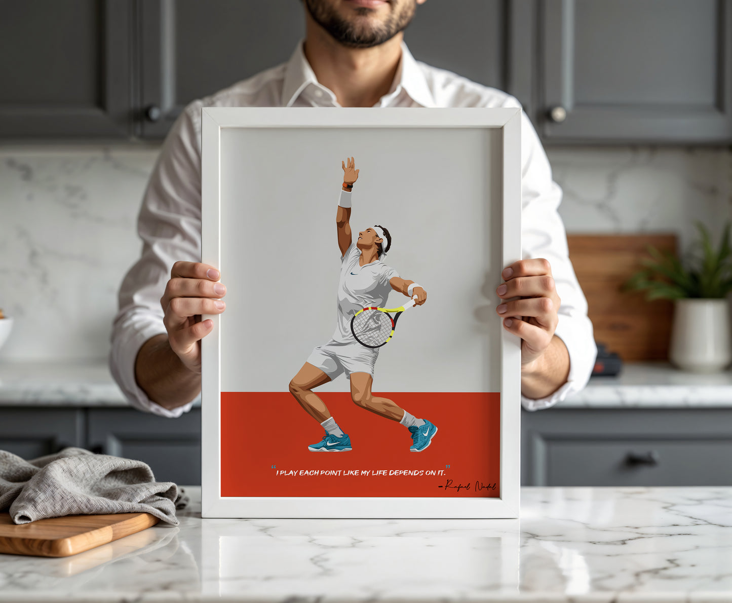 Rafael Nadal Framed Poster