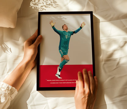 Manuel Neuer Bayern Munich Framed Poster