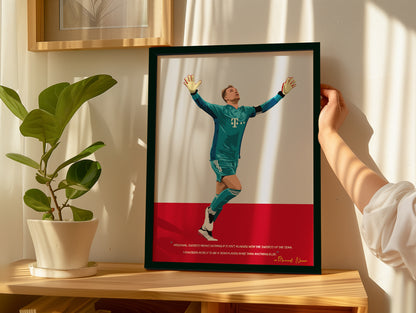 Manuel Neuer Bayern Munich Framed Poster