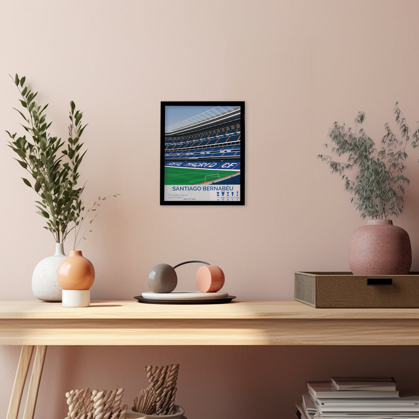 Santiago BernabÃ©u Stadium Real Madrid Framed Poster