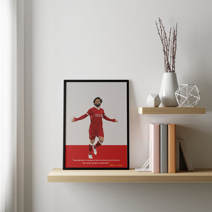 Mohamed Salah Liverpool Framed Poster