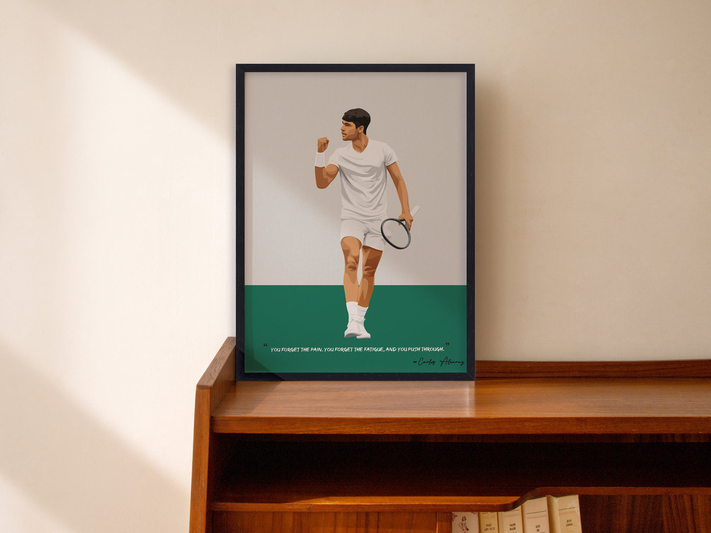 Carlos Alcaraz Poster - Tennis Frame