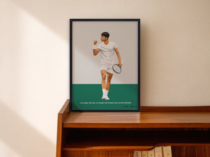 Carlos Alcaraz Poster - Tennis Frame