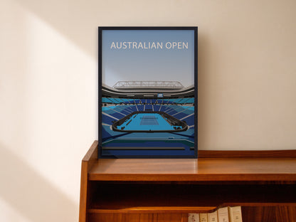 Australian Open Stadium Frame - Tennis Poster