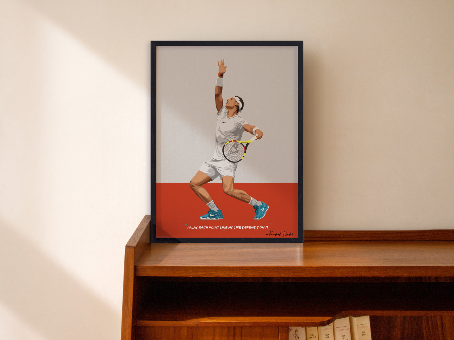 Rafael Nadal Framed Poster