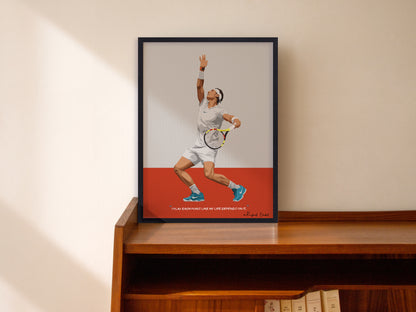 Rafael Nadal Framed Poster