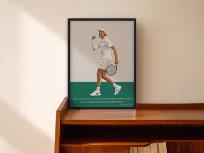 Jannik Sinner Poster - Tennis Frame