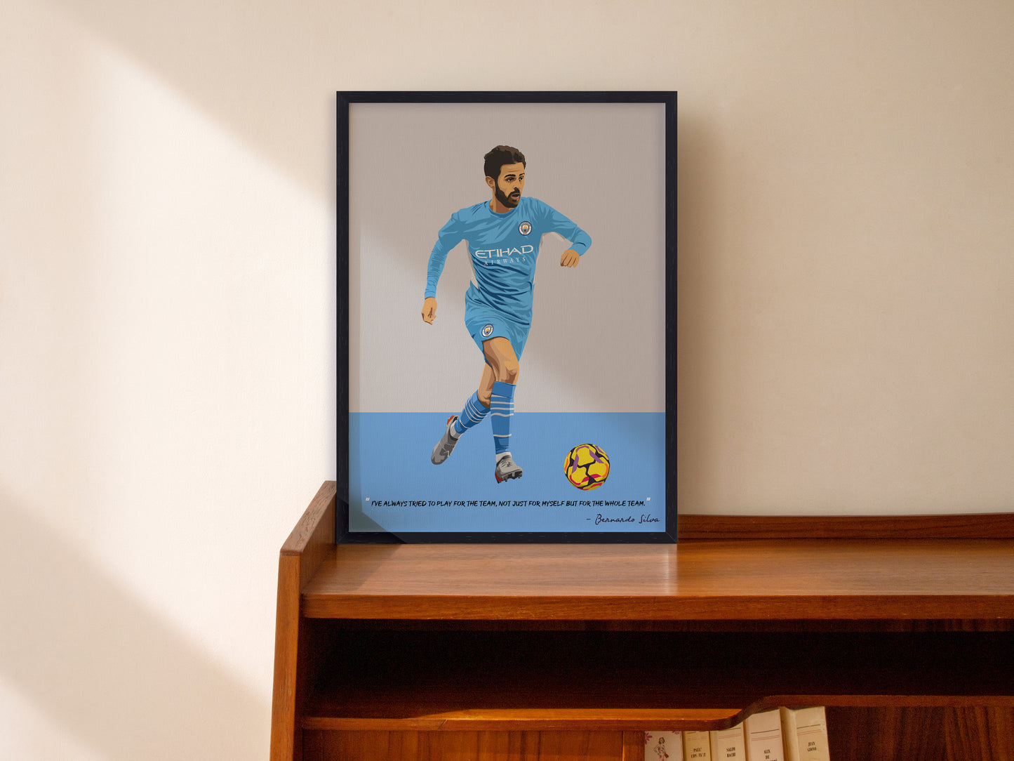 Bernardo Silva Manchester City Framed Poster