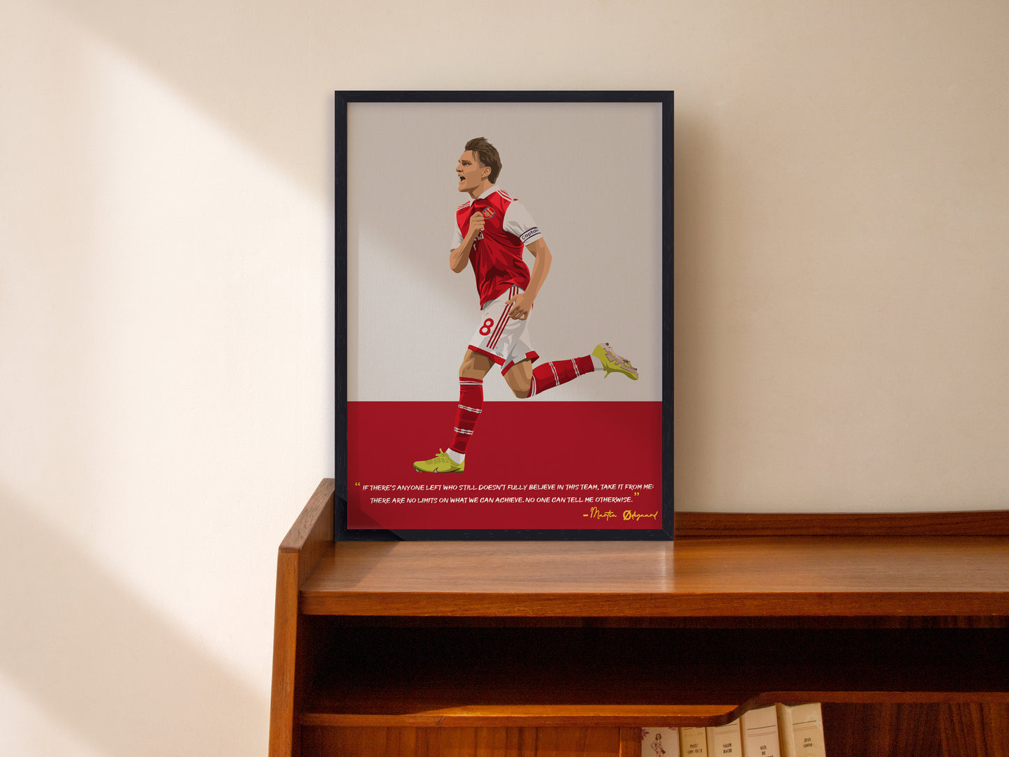 Martin Odegaard Arsenal Framed Poster