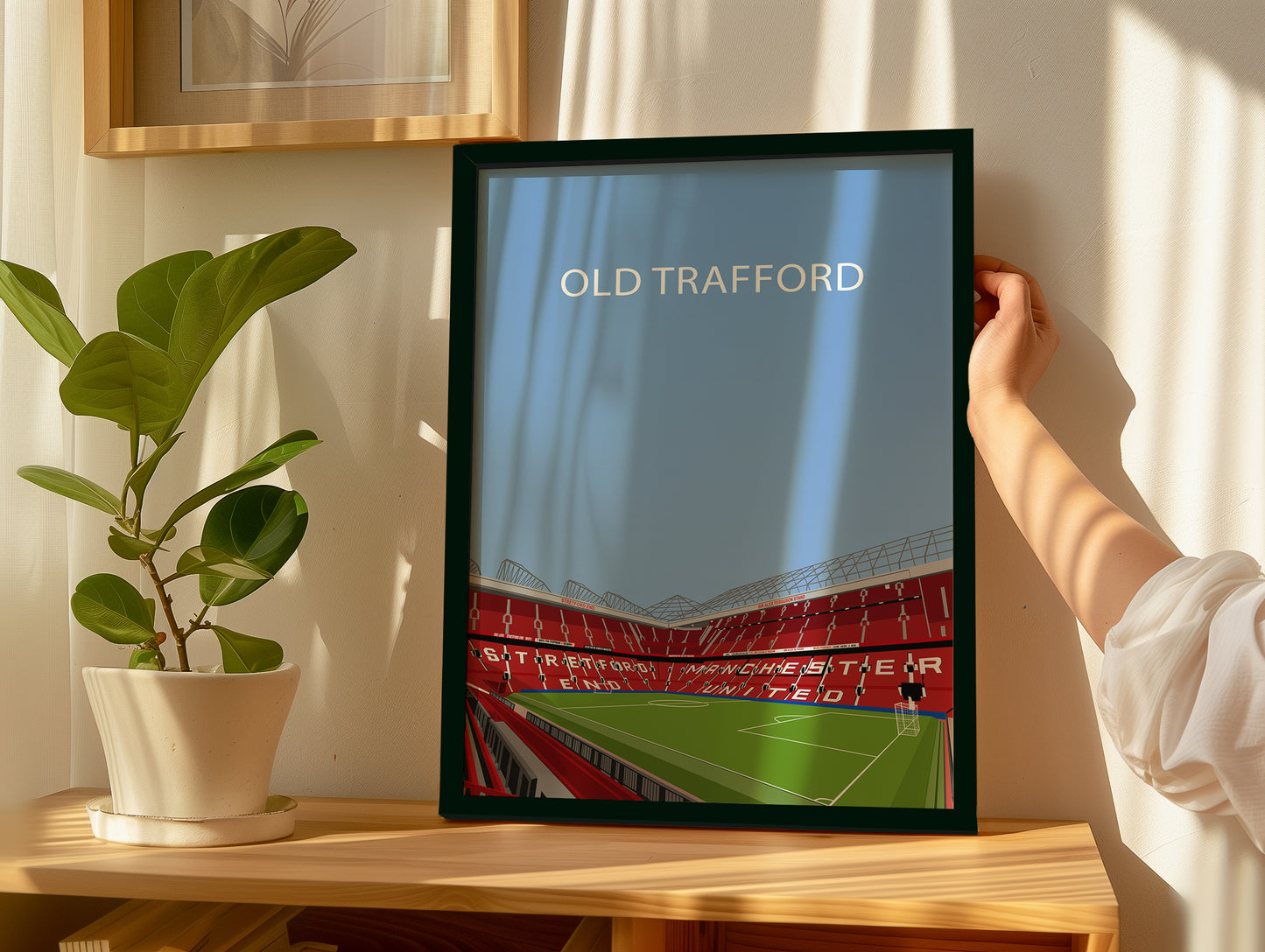 Old Trafford Manchester United Framed Poster