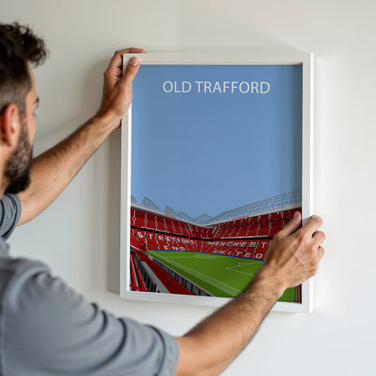 Old Trafford Manchester United Framed Poster
