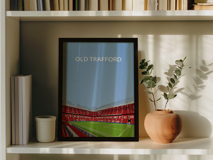 Old Trafford Manchester United Framed Poster