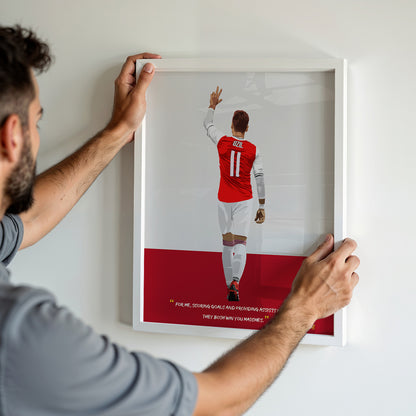 Mesut Ozil Arsenal Framed Poster