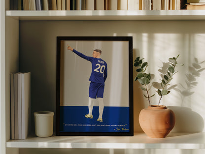 Cole Palmer Chelsea Framed Poster