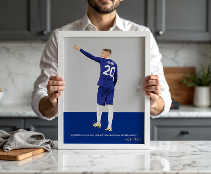 Cole Palmer Chelsea Framed Poster