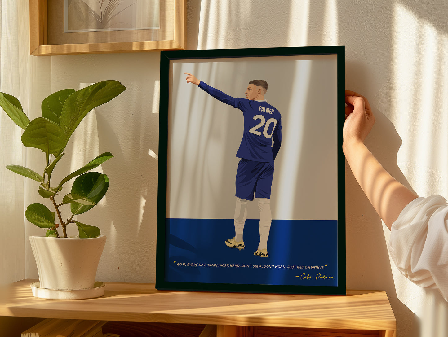 Cole Palmer Chelsea Framed Poster