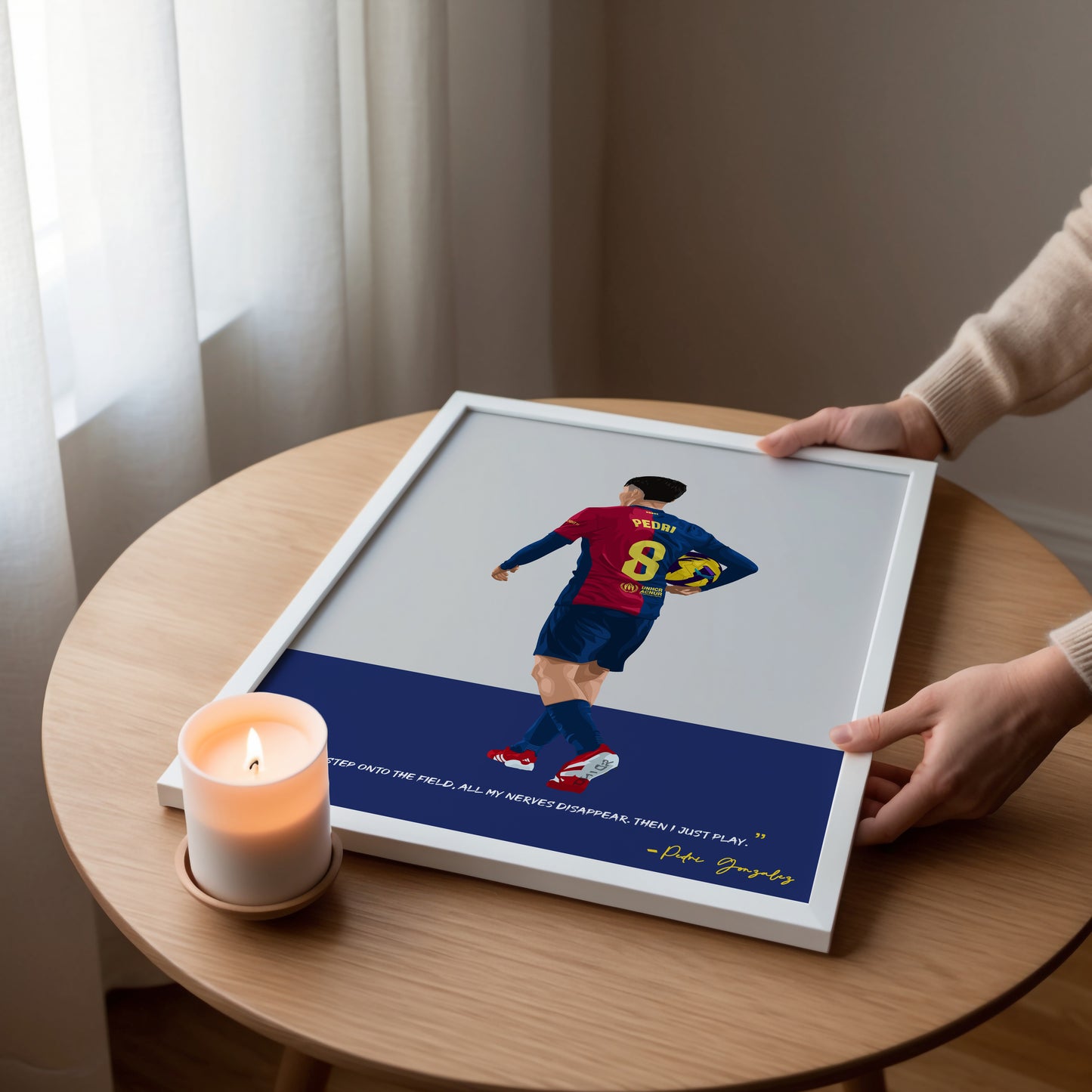 Pedri Barcelona Framed Poster