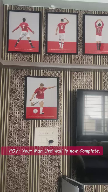 Wayne Rooney Manchester United Framed Poster