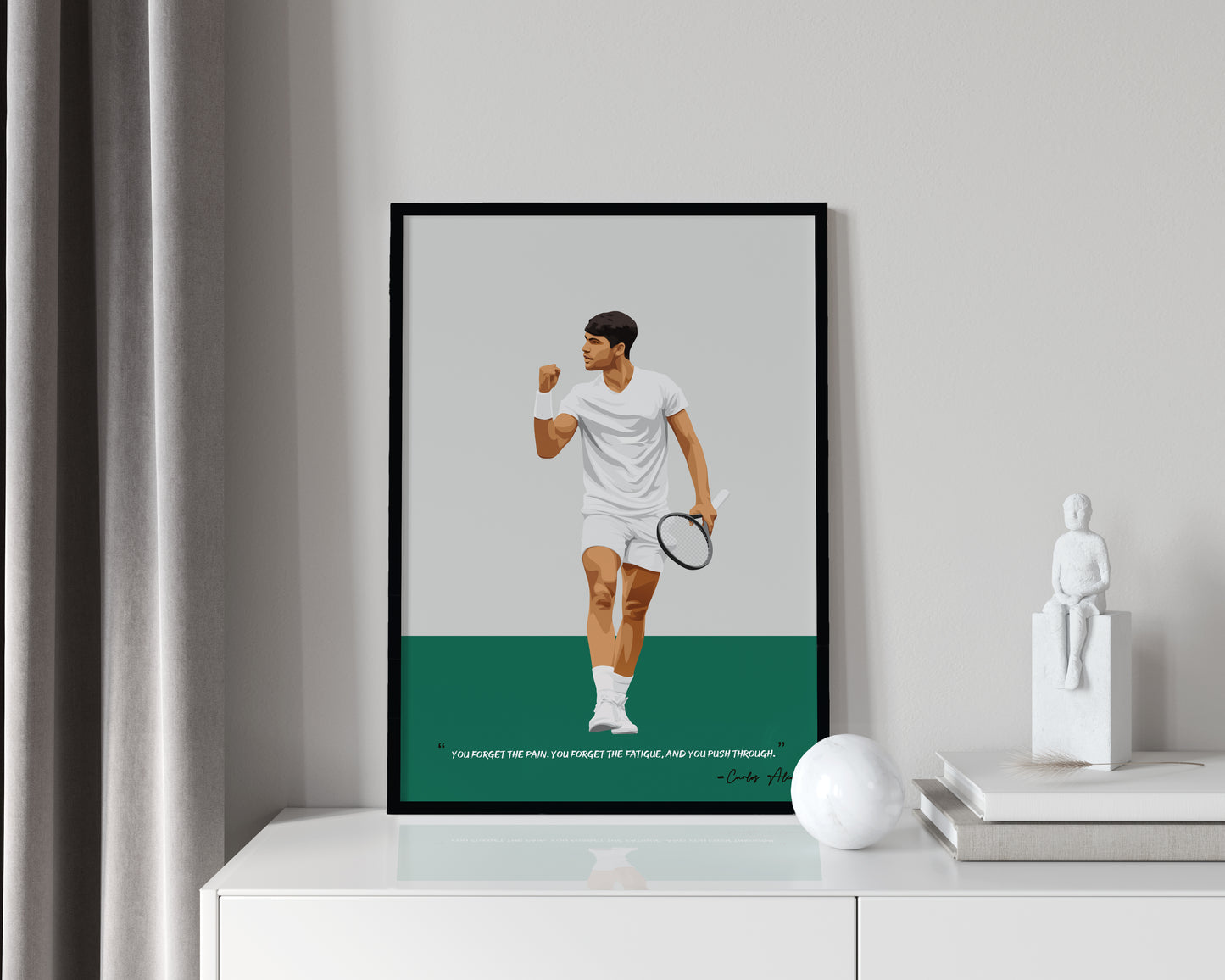 Carlos Alcaraz Poster - Tennis Frame