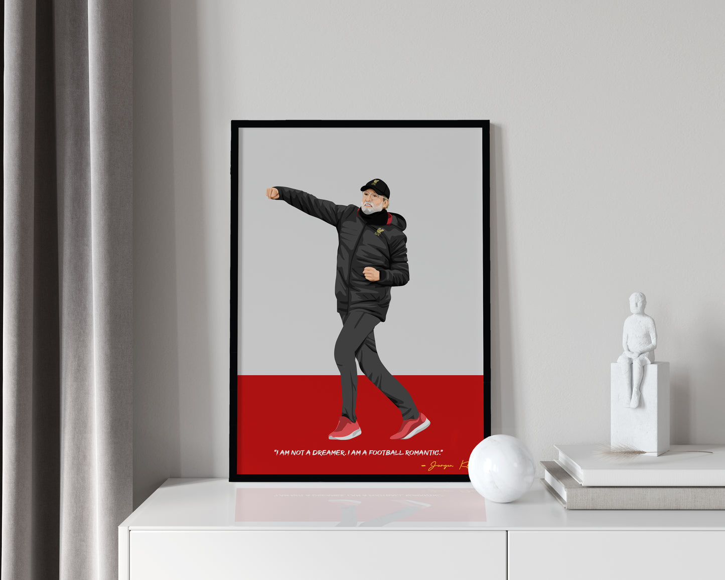 Jurgen Klopp Liverpool Framed Poster