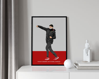 Jurgen Klopp Liverpool Framed Poster