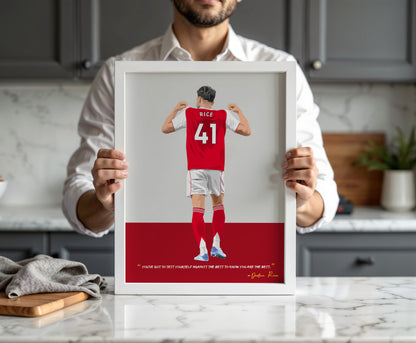 Declan Rice Arsenal Framed Poster