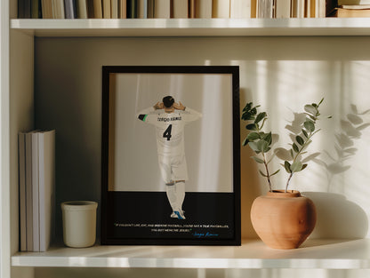 Sergio Ramos Real Madrid Framed Poster