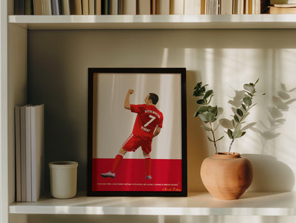 Franck Ribery Bayern Munich Framed Poster