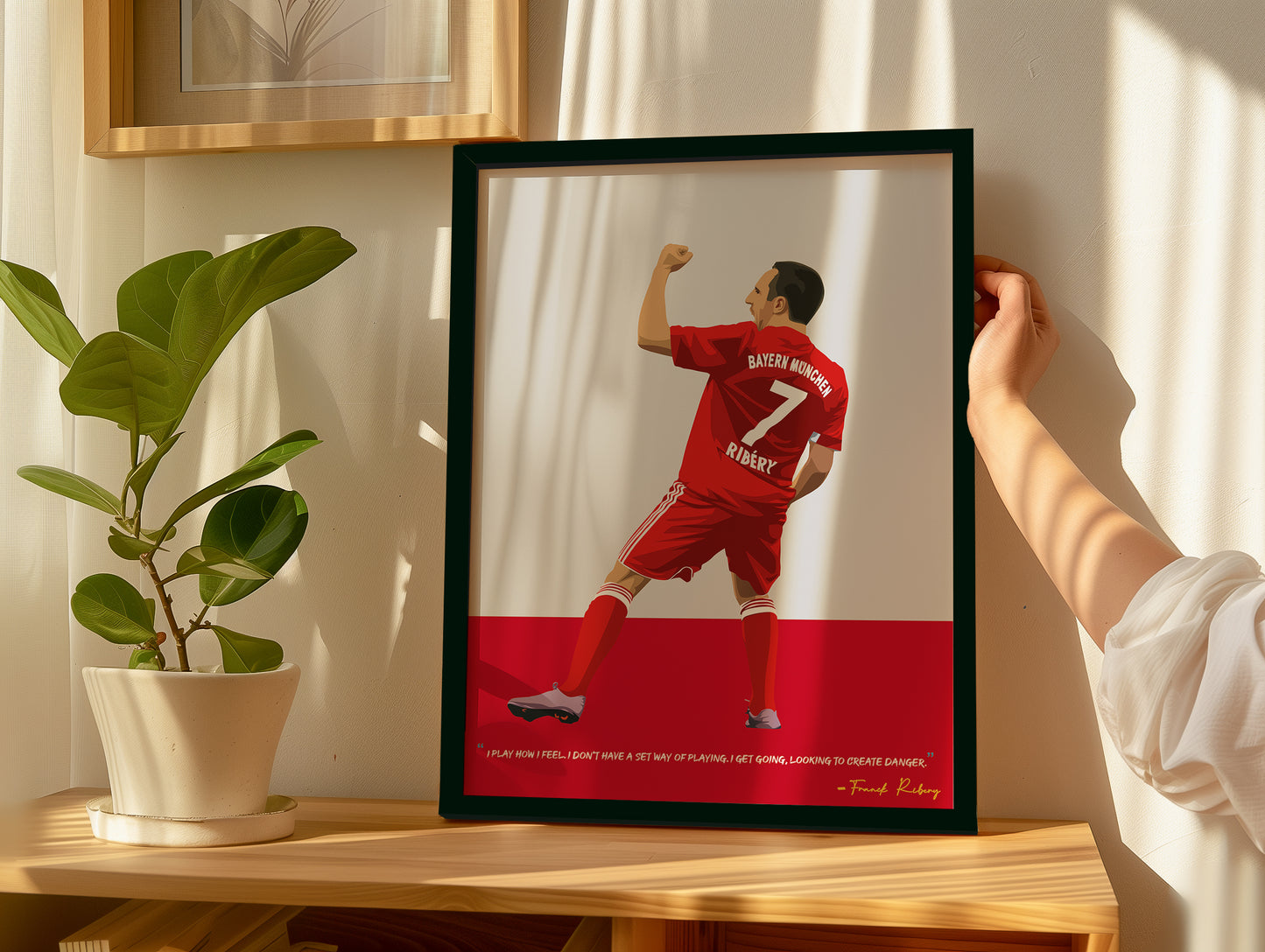 Franck Ribery Bayern Munich Framed Poster