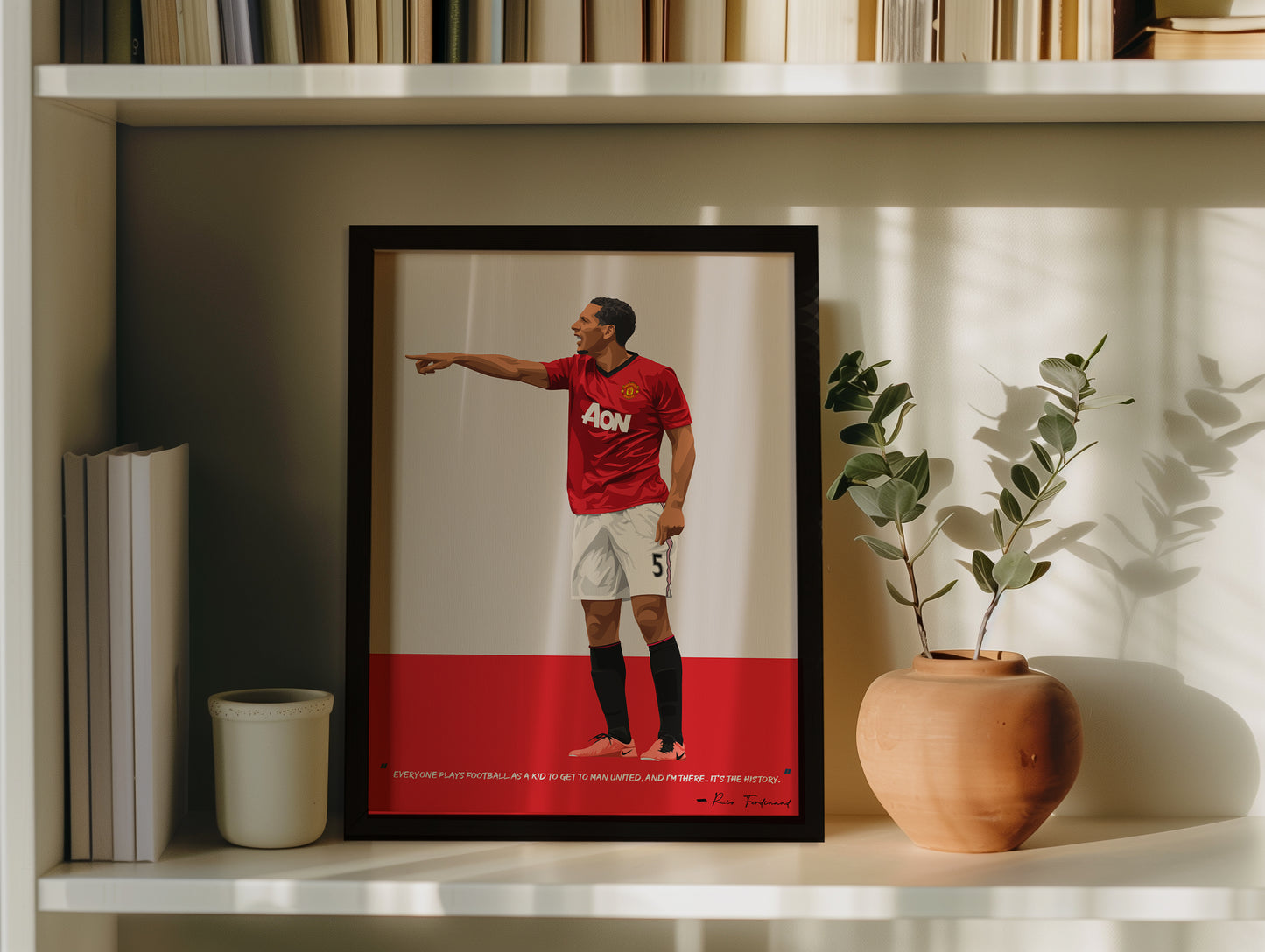 Rio Ferdinand Framed Poster