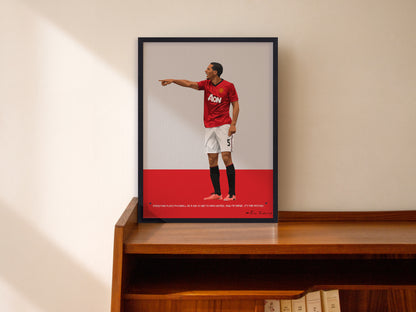 Rio Ferdinand Framed Poster