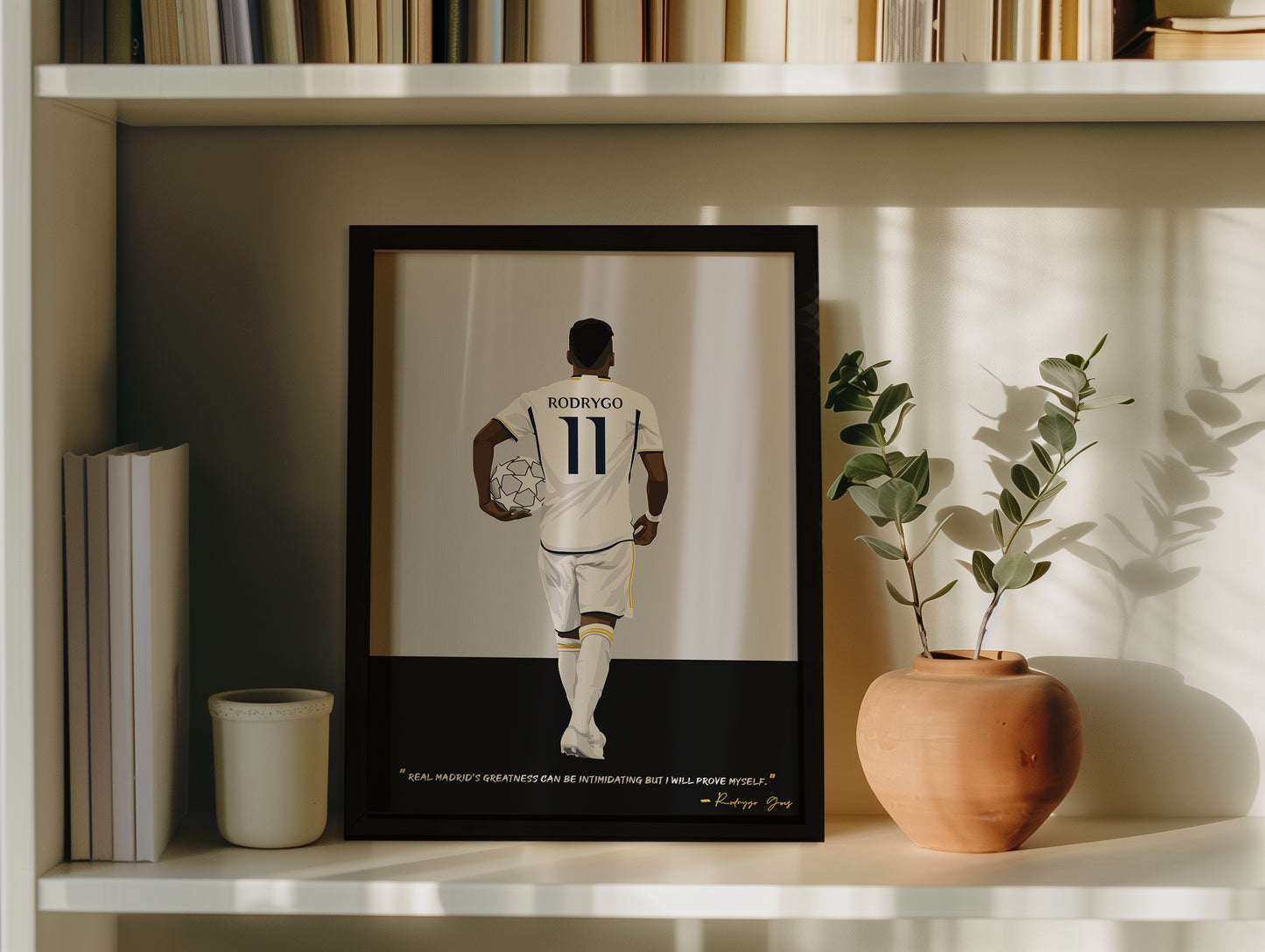 Rodrygo Real Madrid Framed Poster