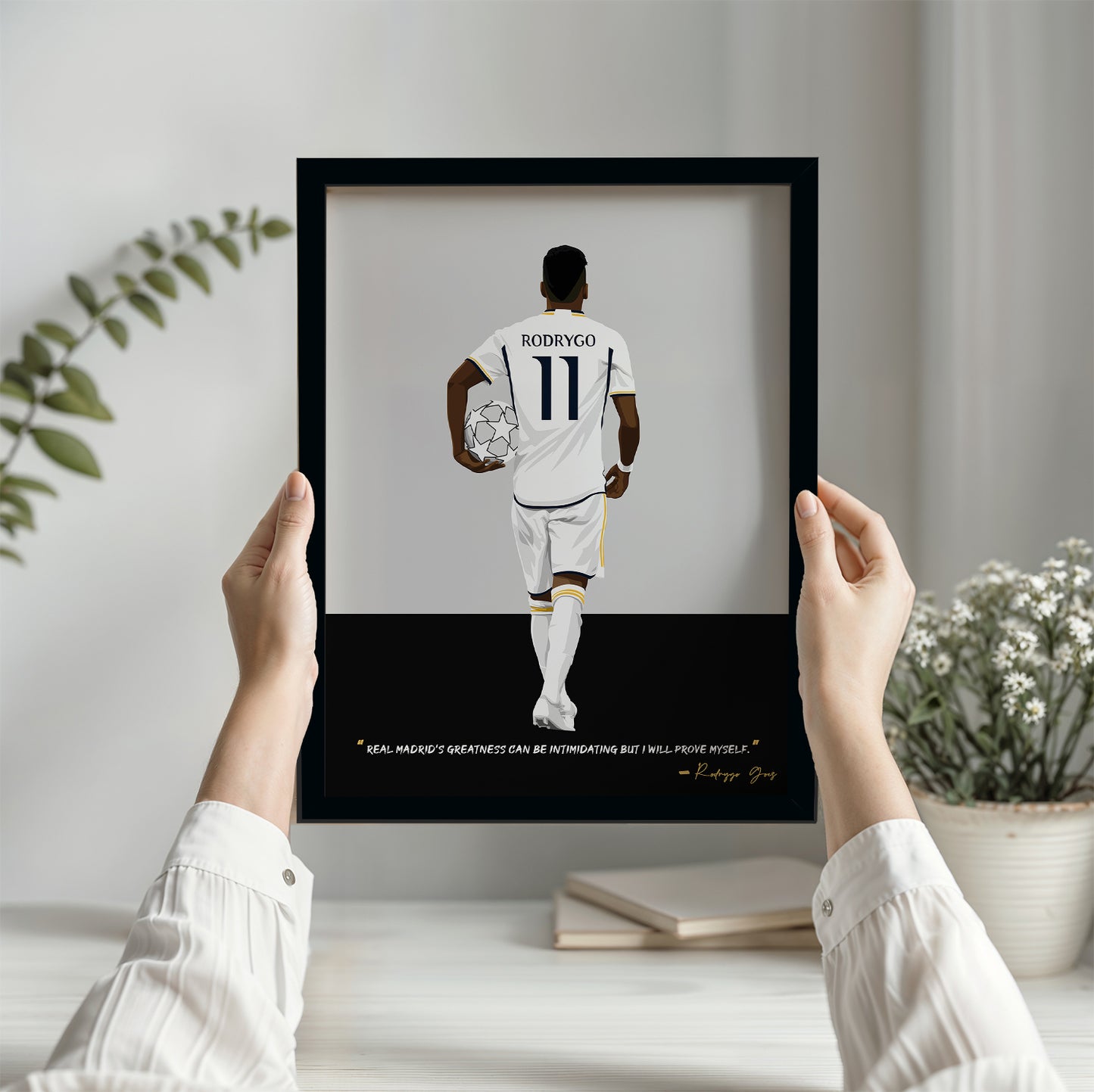 Rodrygo Real Madrid Framed Poster