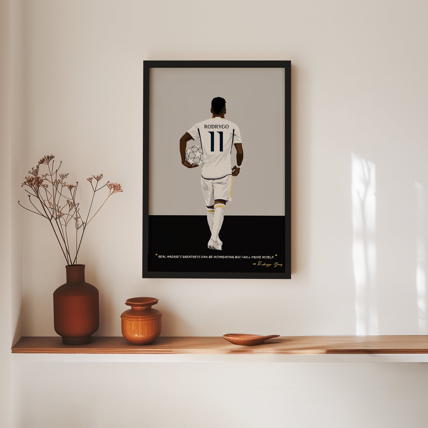 Rodrygo Real Madrid Framed Poster