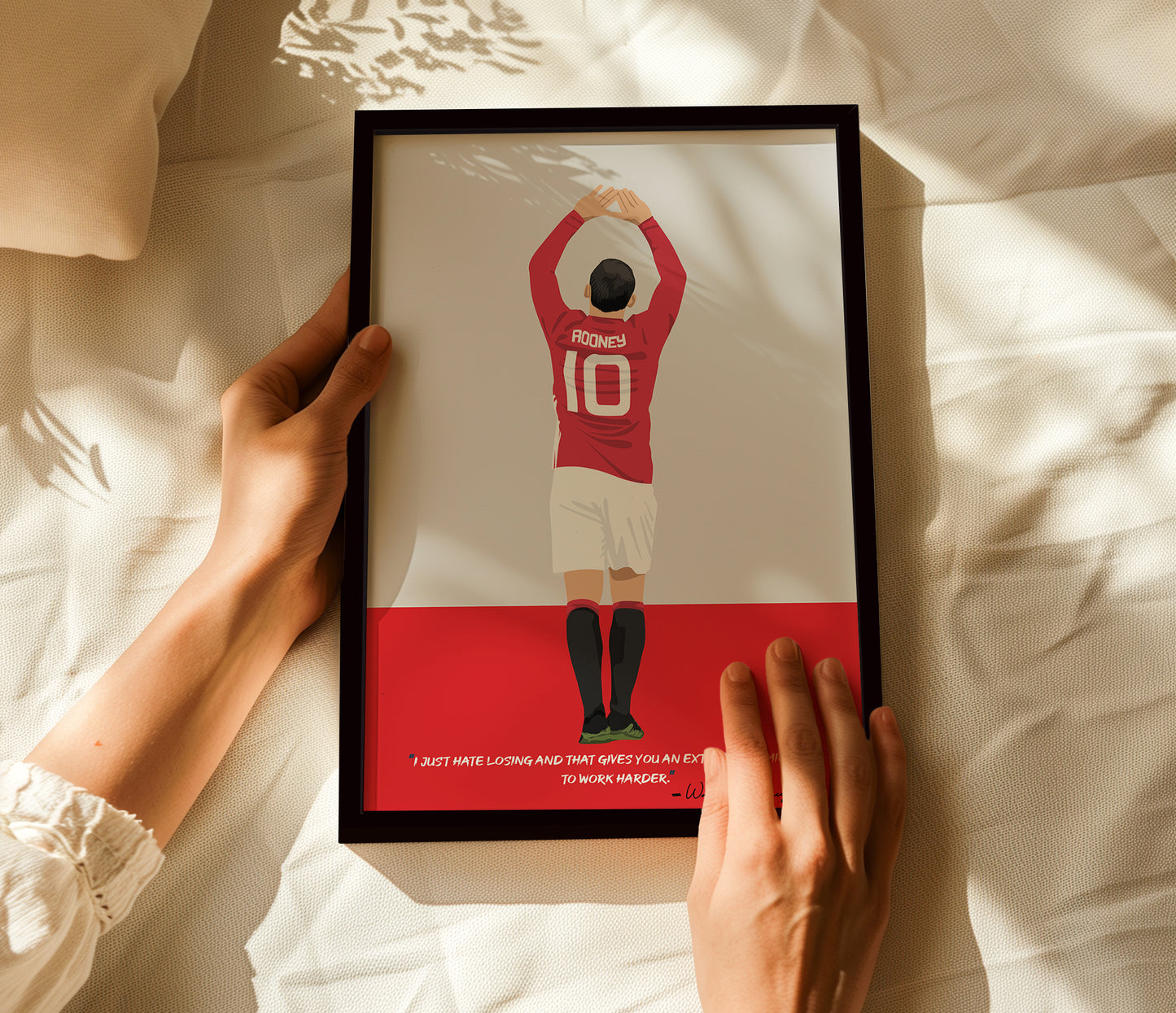 Wayne Rooney Manchester United Framed Poster