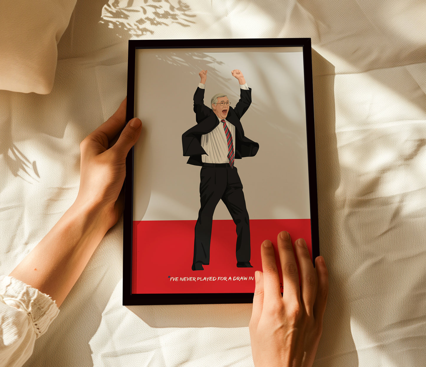 Sir Alex Ferguson Manchester United Framed Poster