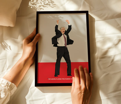 Sir Alex Ferguson Manchester United Framed Poster