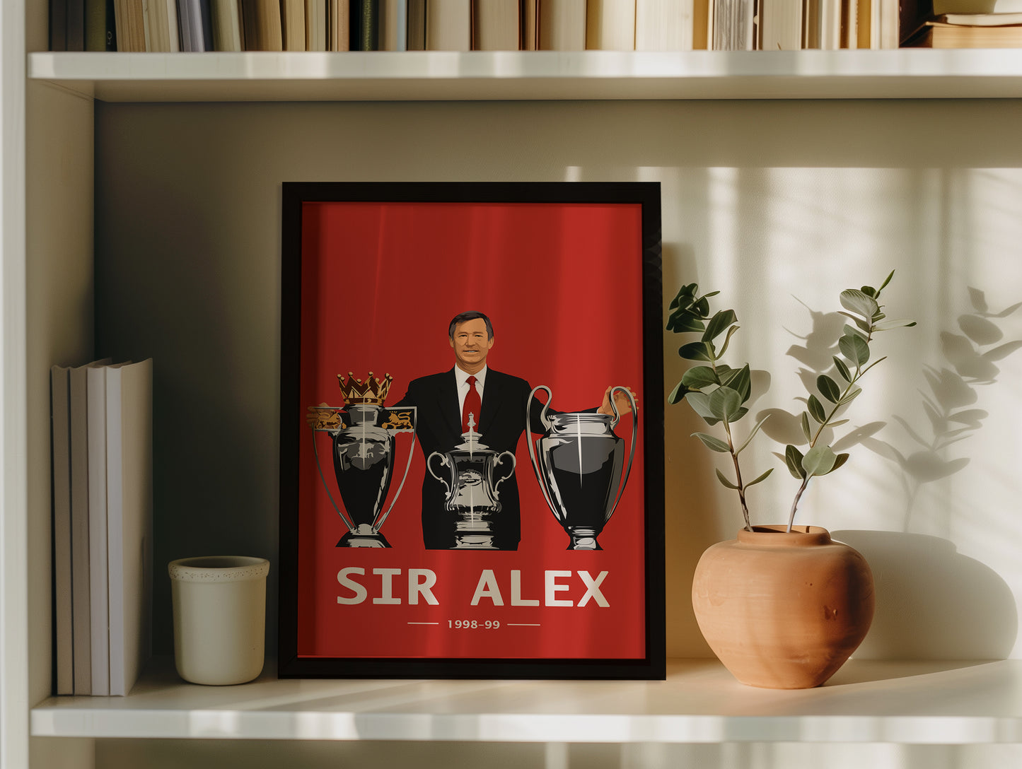 Sir Alex Treble Frame - Manchester United