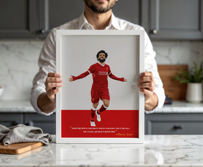 Mohamed Salah Liverpool Framed Poster