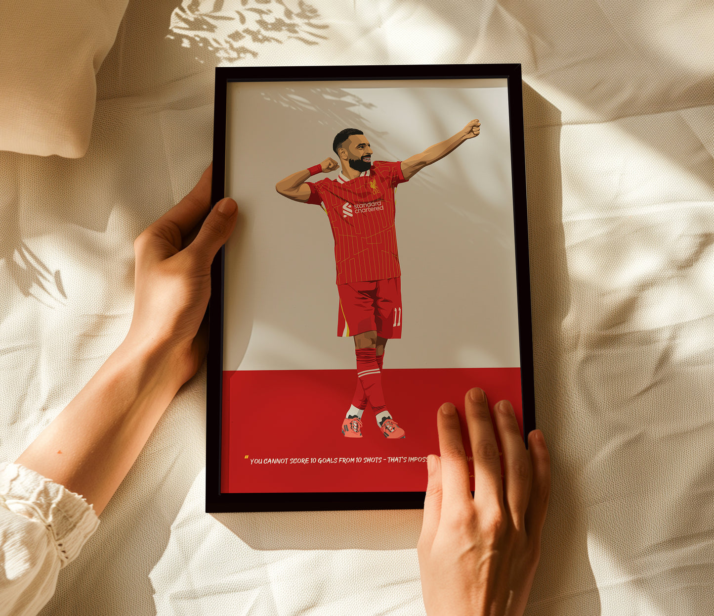 Mohamed Salah Liverpool Poster - 2025 Design