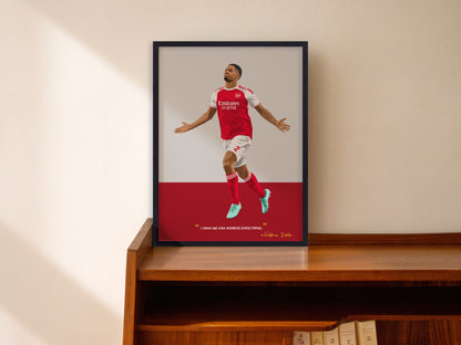 William Saliba Arsenal Framed Poster